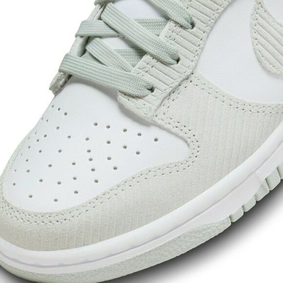 NIKE DUNK LOW "LIGHT SILVER CORDUROY" (WOMEN’S) SAME DAY SHIPPING - Picture 6 of 8